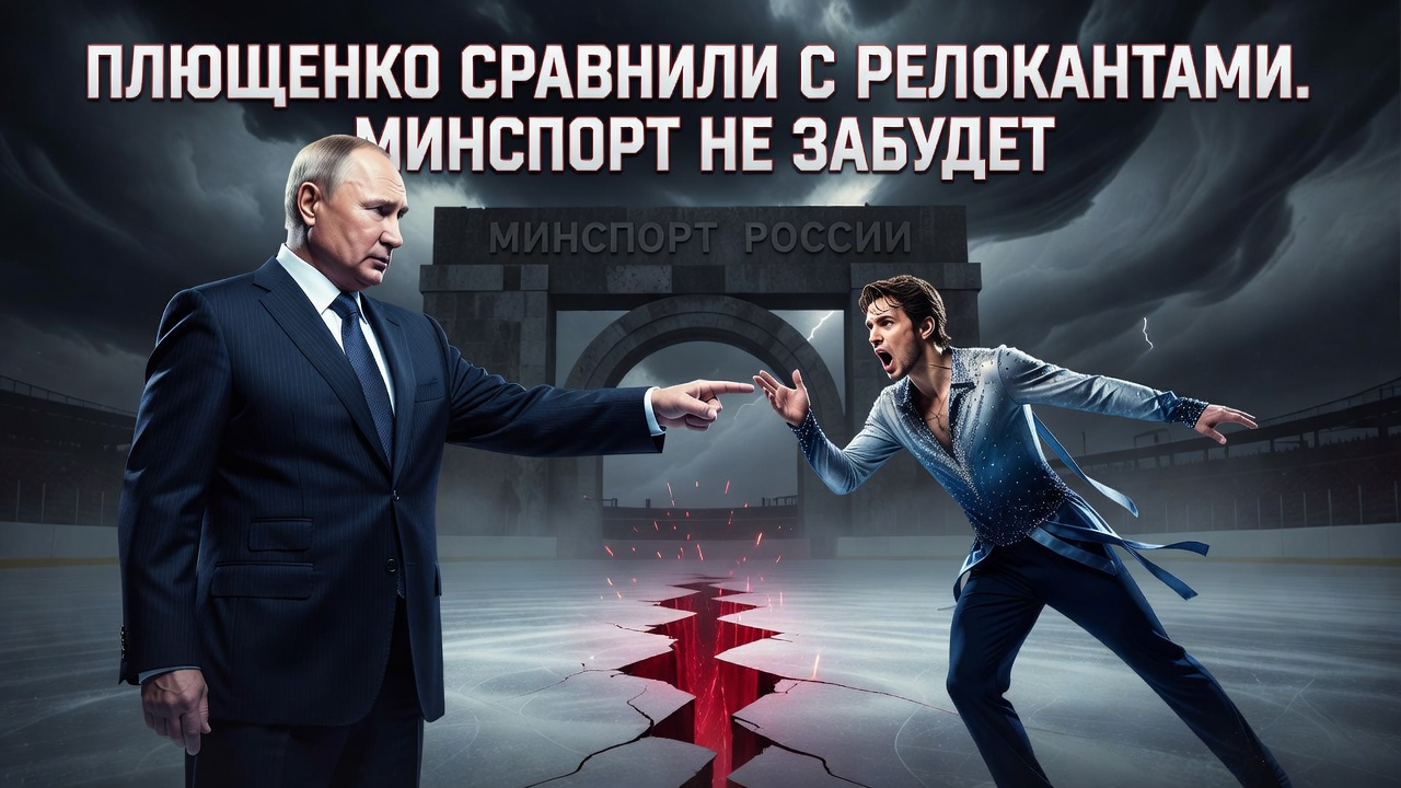 Плющенко сравнили с релокантами. Минспорт не забудет